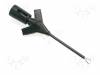 KLEPS1MIKRO SW Clip-on probe; pincers type; 2A; 60VDC; black; Grip capac: max.2mm