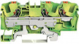 2206-1307 Ground Terminal, Cage Clamp, 3 Poles, 0.5 ... 10mm\x1a