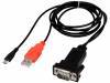 DA-70160, Адаптер USB-RS-232; 1м; черный; USB 2.0; OS: Android 3.1->, DIGITUS