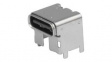 217180-0001 USB Connector, USB-C 2.0 Receptacle, Right Angle, 16 Poles