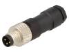 7000-08401-0000000 Разъем: M8; "папа"; PIN:3; прямой; на провод; вилка; 4А; 60В; IP67