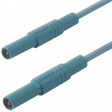 MLS GG 50/2.5 BLAU / BLUE Safety test lead diam. 4 mm blue 50 cm CAT III