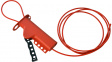 50943 Cable Lockout;Red;Fiberglass Reinforced Polypropylene