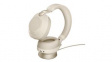 28599-999-888 USB-C Headset, Evolve 2-85, Stereo, Over-Ear, 20kHz, Bluetooth/Stereo Jack Plug 3.5 mm, Beige