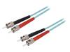 FP3ST00, Разъем: световодный; patchcord; ST, с обеих сторон; на защелки, LOGILINK