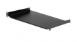 CABSHELF1U10 Cantilever Tray, Steel, 250mm, Black