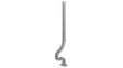 34.472 Adjustable Cable Organizer with Magnet Mount, Silver, Suitable for Desk Mount, 1.3m