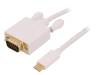 50419 Адаптер; USB 3.1; вилка D-Sub 15pin HD, вилка USB C; 2м