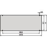 30828-067, Front Panel 6 HE 84 TE, Schroff