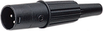 APM, XLR Cable plug, 3 Poles Black, Cliff