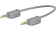28.0039-03028 Test Lead 300mm Grey 30V Gold-Plated