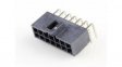 105314-1214 Headers & Wire Housings NanoFit RA Hdr TH DR 14Ckt 0.38um Au Blk