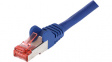PB-SFTP6-10-BL-T Patch cable CAT6 S/FTP 10 m Blue