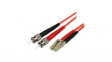 50FIBLCST1 Fibre Optic Cable Assembly 50/125 um OM2 Duplex LC - ST 1m