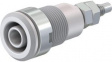 49.7043-29 Safety Socket diam.4mm White 32A 1kV Nickel-Plated