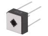 MP602 Однофазный выпрямительный мост; Urmax:200В; If:6А; Ifsm:175А