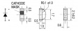 12-215SURC/S530-A2/TR8 LED; SMD; 2110; красный; 16?38мкд; 2,1x0,6x1мм; 130°; 2?2,4В; 20мА