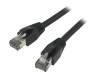 CQ8033S Patch cord; S/FTP; Cat 8.1; многопров; Cu; LSZH; черный; 1м; 26AWG