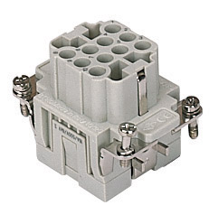 CQEF 10, CQE, 10 poles + earth, female insert, for female contacts 16A, ILME