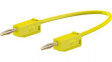 28.0039-04524 Test Lead 450mm Yellow 30V Gold-Plated