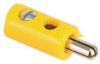 2,6 MM GELB ZWERG-STECKER Штекер кабеля, желтый