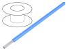 5856 BL001 [305 м] Wire-wrap wire, PTFE,   1  x 0.62 mm2, Unshielded, Blue