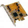 EX-11066 PCI-E x1 Card5x RS232/422/485