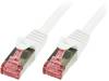 CQ2012S Patch cord; S/FTP; 6; многопров; Cu; LSZH; серый; 0,25м; 27AWG