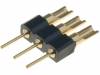 DS1004-02-1*3-3B Вилка; штыревое; PIN:3; прямой; 2,54мм; THT, пайка; 1x3; позолота
