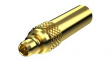 MMCXMST.DK.J RF Connector, MMCX, Brass, Plug, Straight, 50Ohm