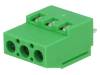 AK700/3-5,0-V/GRUEN Клеммник; 5мм; угловой 90°; Контактные группы:3