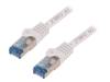 CQ4051S Patch cord; S/FTP; 6a; многопров; Cu; LSZH; белый; 2м