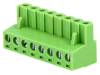 XY2500F-B(5.08)-8P Разъемный клеммник; вилка; "мама"; 5,08мм; прямой; зажим под винт