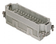 CQEM 46 CQE, 46 poles + earth, male insert, for male contacts 16A, EN 61984 (2001-11)