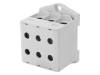 VC05-0234 Соединитель: на рейку; 6?95мм2; Кол-во полюс: 3; клеммы: 6; серый