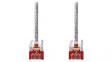 CCGP85221TP05 Network Cable CAT6 S/FTP 500mm Transparent