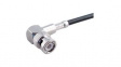 16 BNC-50-3-13/133 NE RF Connector, BNC, Brass, Plug, Right Angle, 50Ohm, Crimp Terminal