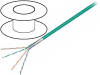 93267, Провод; F/UTP; 5e; многопров; CCA; 4x2x26AWG; ПВХ; зеленый; 100м, Goobay