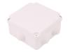 0221-00, Корпус: соединительная коробка; Х:108мм; Y:108мм; Z:58мм; IP55, ELEKTRO-PLAST NASIELSK