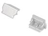 A1080040, Заглушка для профилей LED; серебристый; ABS; Назначение: UNI12, TOPMET