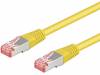 93210 Patch cord; S/FTP; 6; многопров; Cu; LSZH; желтый; 0,25м