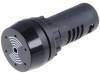 CM22-S Акустический сигнализатор; 22мм; IP54; Цвет: черный; 24?230ВAC