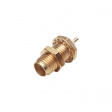 R124 553 123W Appliance socket, SMA straight 50 Ohm