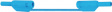 SLK205-K 100CM BLUE Safety test lead diam. 2 mm Blue 100 cm 0.5 mm2 CAT II