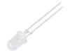 OS6YKA5111Y LED; 5мм; янтарный; 6-8лм; 15°; Поверхность: выпуклая; Шаг:2,54мм
