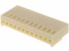 NS25-G12 Вилка; провод-плата; "мама"; PIN:12; без контактов; 2,54мм; NS25