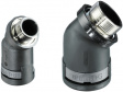 NVAV-M638-14 Fitting 45° elbowNW48 Black