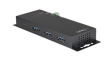 HB31C3A1CME Industrial USB Hub with ESD & Surge Protection; 4x USB A Socket/USB C Socket - 