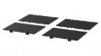 VRA6021 Blanking Panel for Cabinets, 8pcs, Metal, Black