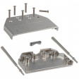 8655MH3711LF D-Sub metal hood Poles 37